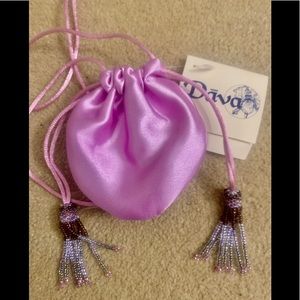 NWT Dava children’s beaded mini change purse pouch